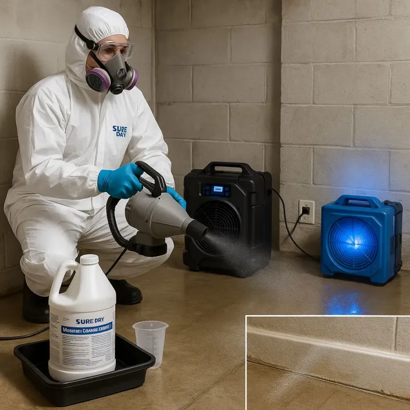 Sanitization and Odor Removal process in Oswego, KS